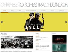 Tablet Screenshot of chamberorchestraoflondon.com